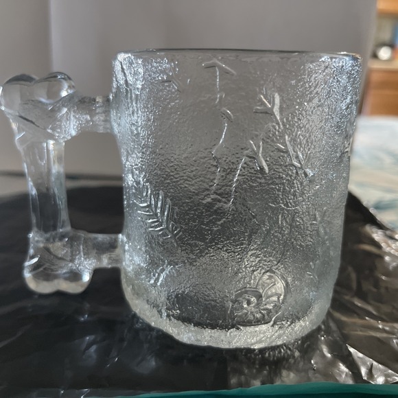 VTG McDonald's Flintstone frosted glass mug - Original Mug @‎ 1993 PRE DAWN MUG - Picture 2 of 4